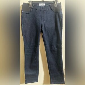 NWT - James Jeans Twiggy Ankle Maternity Dark Wash Denim - Size 32